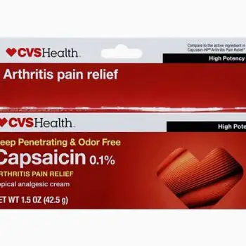 Person applying topical cream containing capsaicin to their knee joint
