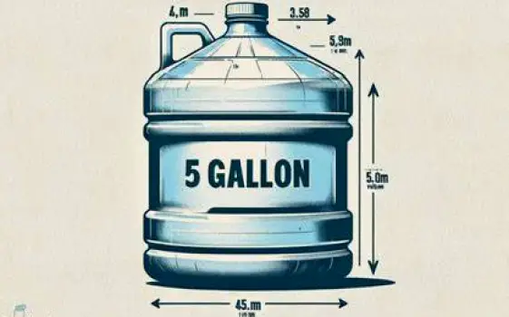 A standard U.S. gallon jug filled to about 79 percent of its capacity, illustrating that 3 liters occupies roughly 79 percent of a gallon