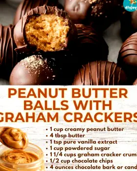 Graham crackers topped with a spread of nut butter and sliced fresh fruit arranged on a plate