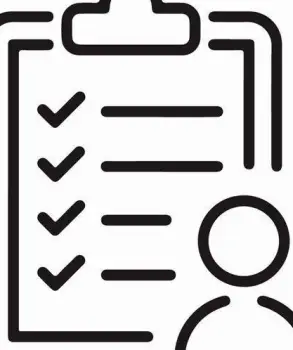 Icon of a person and a health checklist